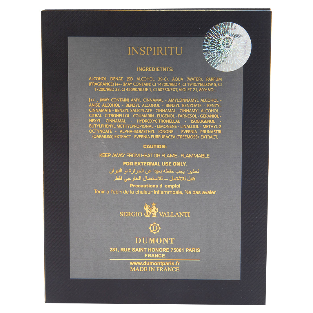 DUMONT - INSPIRITU POUR HOMME M 3.4 EDP SP. 100 ml
